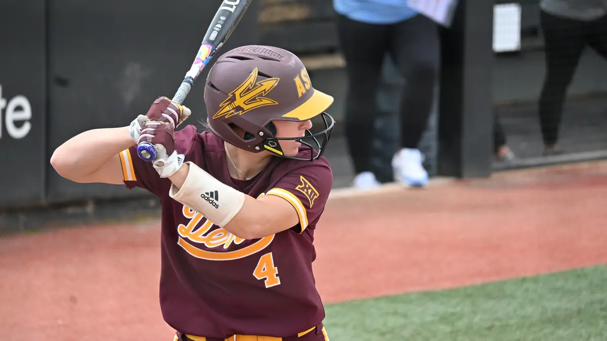 Ayden Allen at the plate against UCF Ayden Allen at the plate against UCF