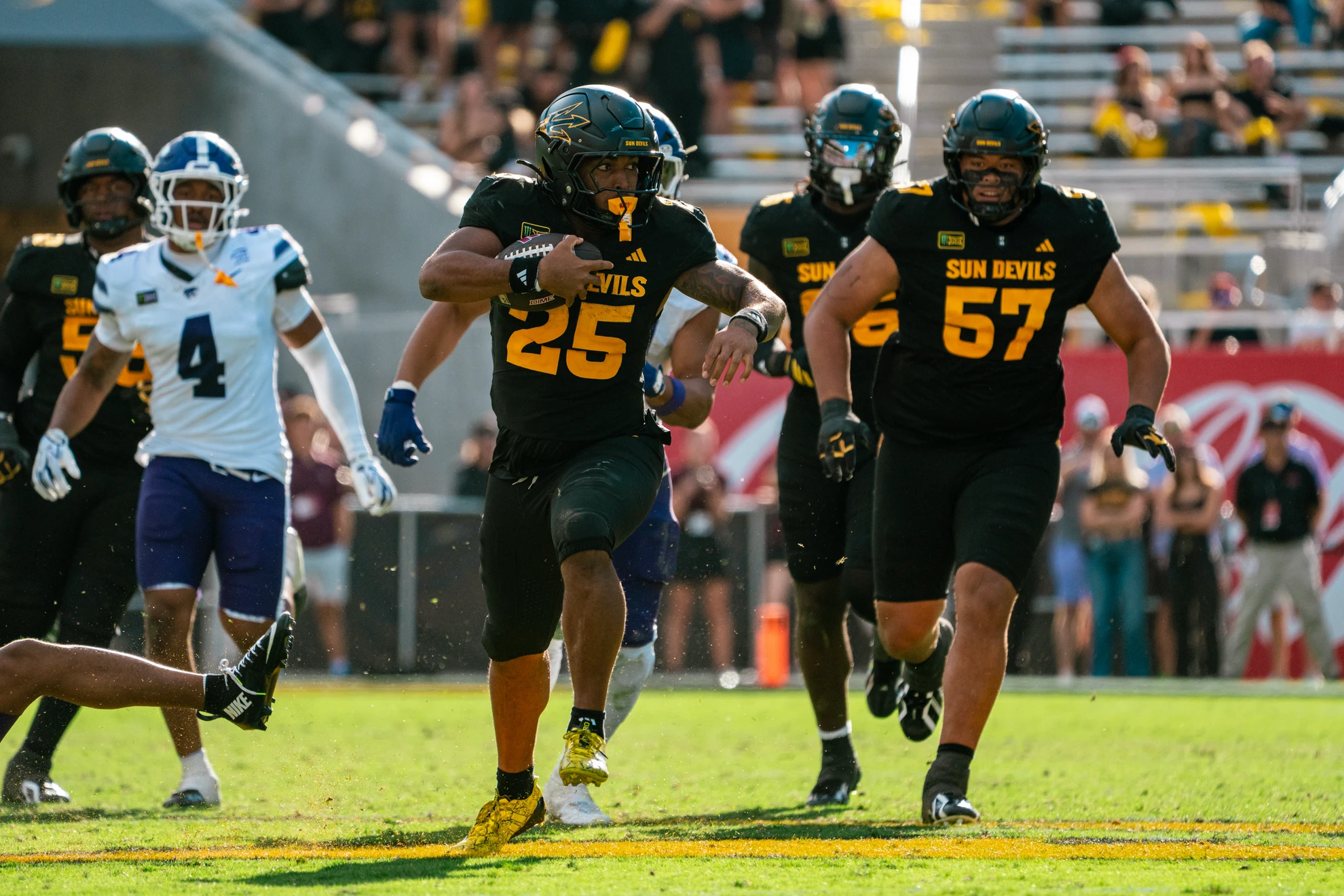 Sun Devil Cardae Mack rushing