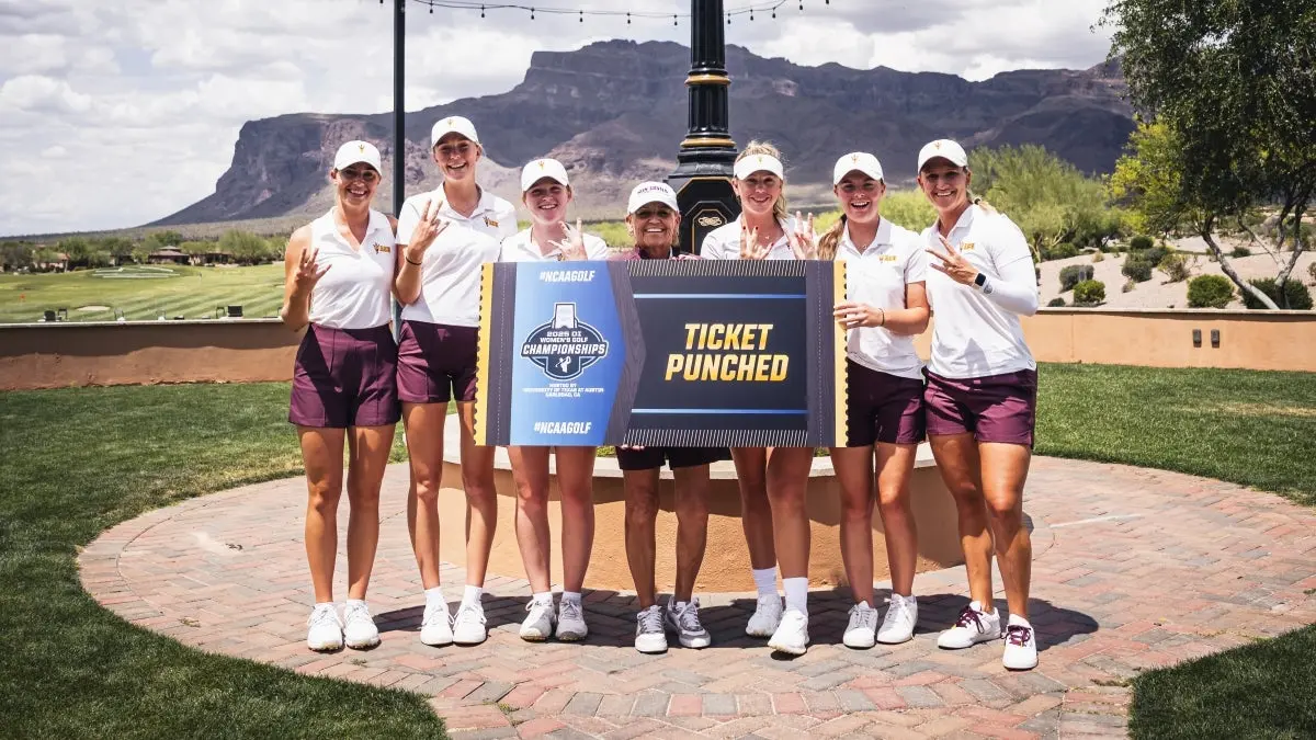 Sun Devil Women's Golf Ticket Punched Sun Devil Women's Golf Ticket Punched