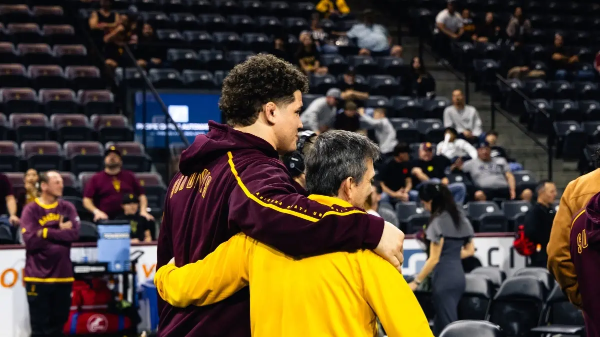 Sun Devil Wrestling's Cohlton Schultz, Zeke Jones Sun Devil Wrestling's Cohlton Schultz, Zeke Jones