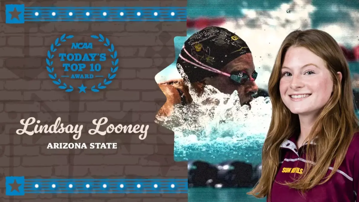 Lindsay Looney NCAA Top 10 Award Lindsay Looney NCAA Top 10 Award