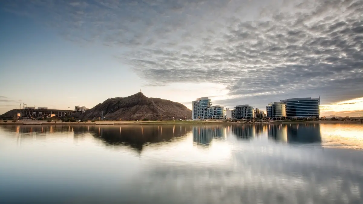 View of MAS from Tempe Town Lake View of MAS from Tempe Town Lake