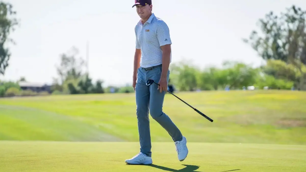 Photo by: Ben Parris/ Sun Devil Athletics male golf player