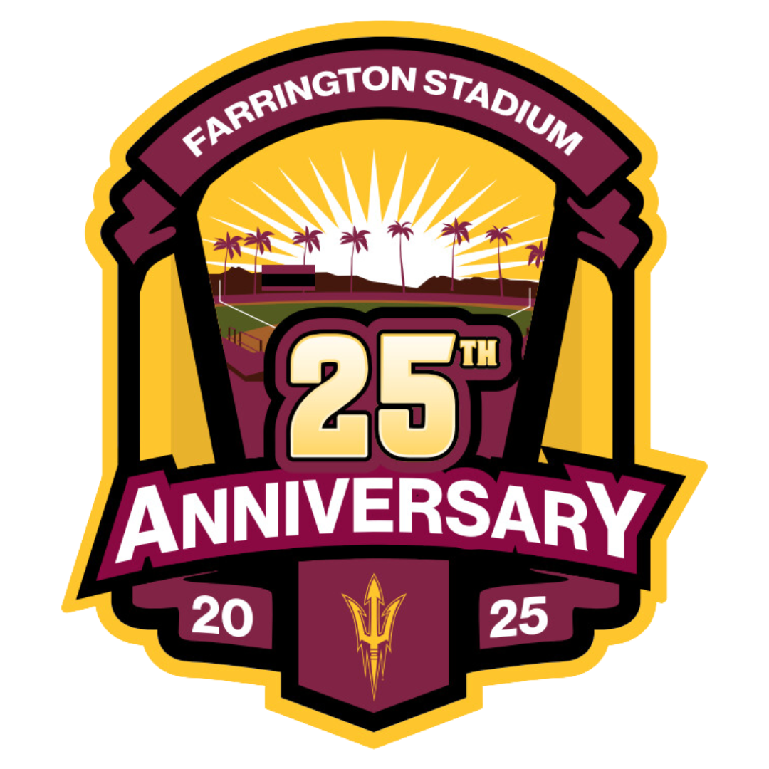 Farrington Stadium 20th anniversary pin for giveaway