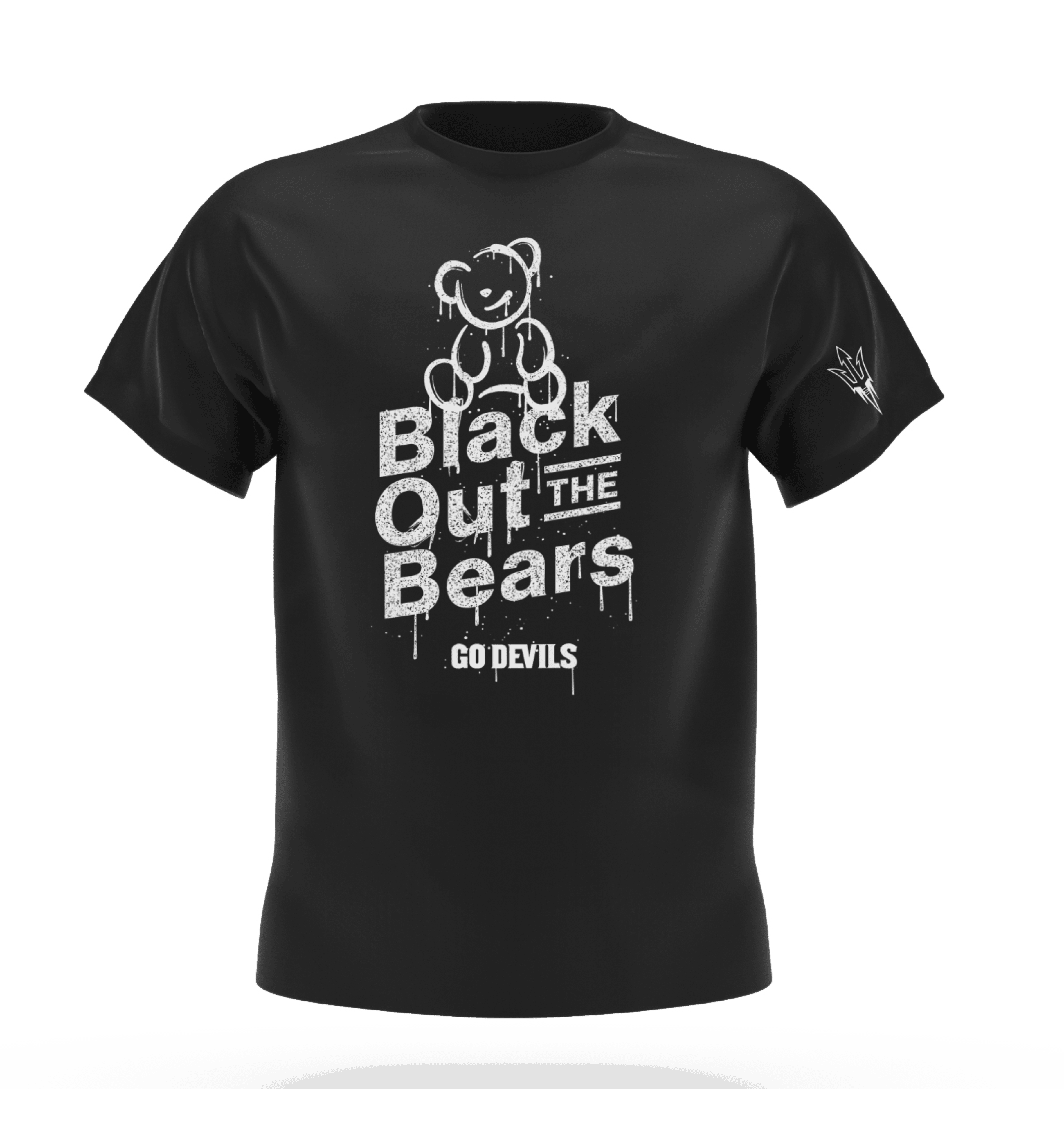 Black out the Bears tshirt for basketball double header