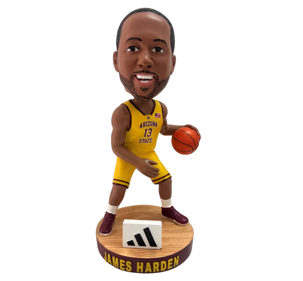 James Harden bobblehead with Adidas logo