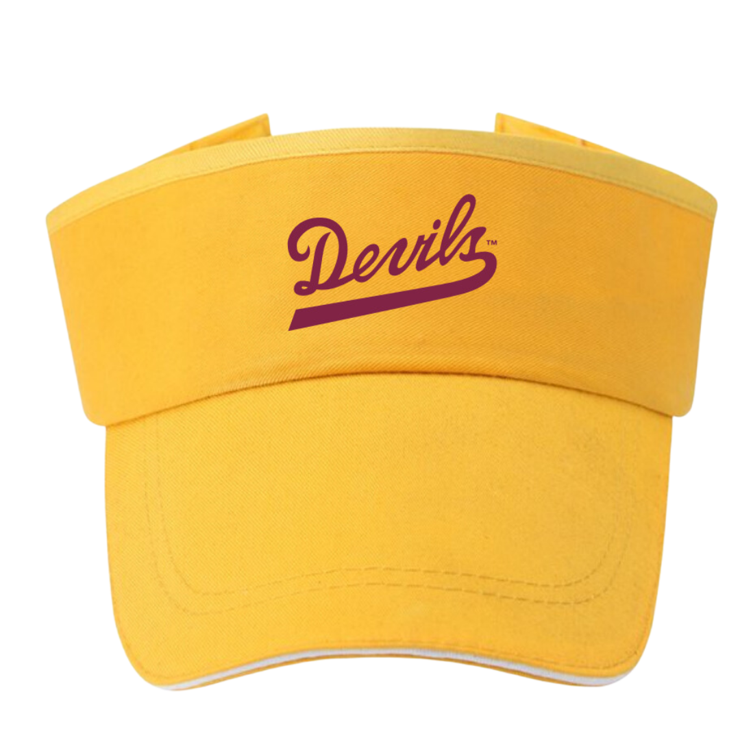 Sun Devil Softball gold visor