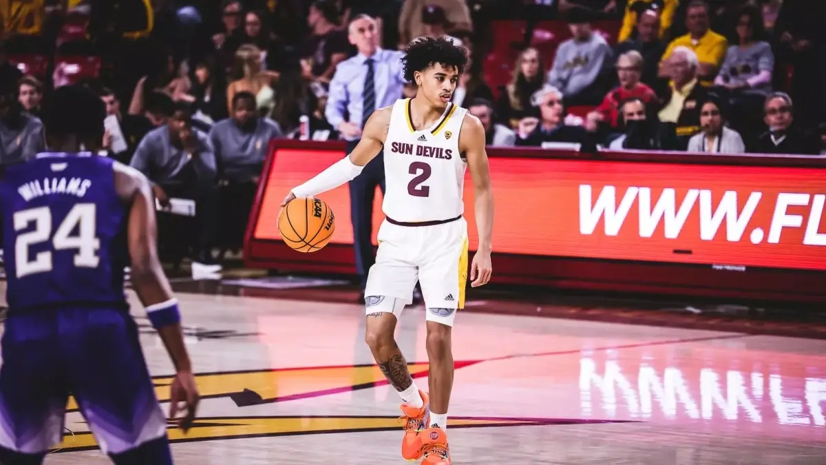 Image from ASU News two basketball players on court