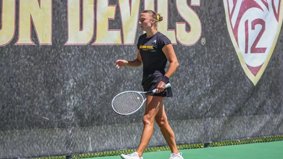 Photo by: Sun Devil Athletics<br />
woman tennis player