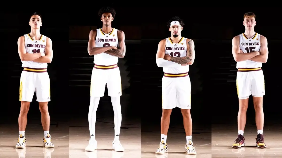 four picture collage of four basketball players in uniform four picture collage of four basketball players in uniform