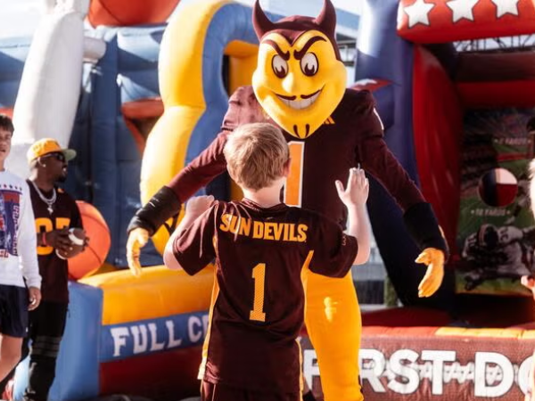 Sparky with fan